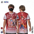 AXGG " One Piece - Granblue Fantasy " Luffy Gear 5 / Zoro / Usopp/ Jinbei / Sanji / Brook / Nami / Chopper / Robin / Franky Anime T-Shirt. 