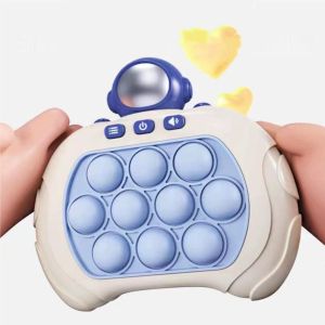 (Free Battery) Quick Push Game 4 modes Console Electronic Speed Push Through Pop Game education toys