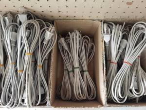 สายไฟ AC 2/3/5 เมตร มอกดินหุ้น สายไฟพัดลม ยี่ห้อทั่วไป มี 3 ขนาด 2 เมตร / 3 เมตร / 5 เมตร