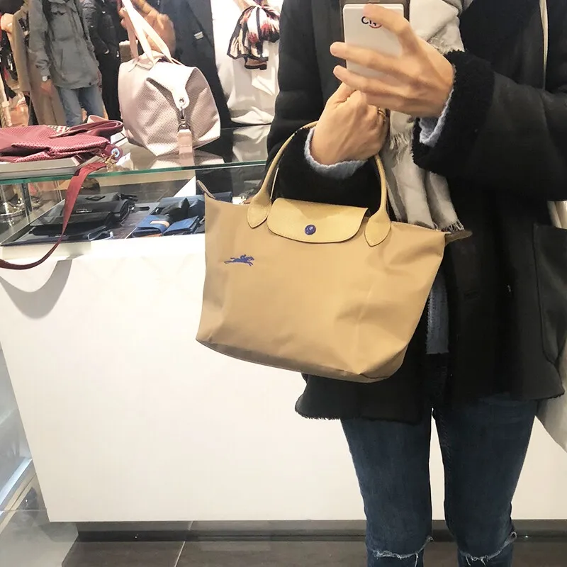 Longchamp le discount pliage club beige