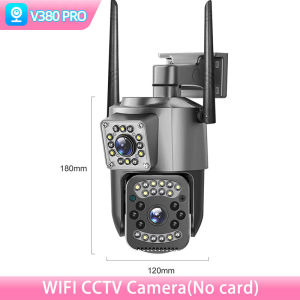 YooSee CCTV 8MP Dual Lens Kamera Tahan Air IP66 Penglihatan Malam Cerdas Penuh Warna
