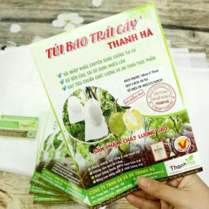 Túi bao trái cây vải lưới không dệt bao trái ổi trái xoài trái bưởi da xanh tái sử dụng nhiều lần 50 cái | Minh Hân Garden