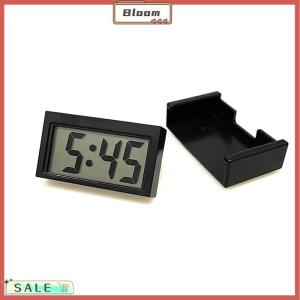 Follow Get New[Bloom Z] Mini Car Dashboard Digital Clock Vehicle Self-Adhesive With LCD Time Day Display