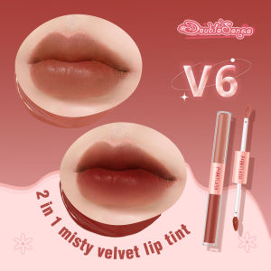 Pinkflash Duo Lip Gloss Double Sense 2 IN 1 Dual Ended Lipstick Ombrelips Matte - Lipgloss Pinkflash Tahan Lama