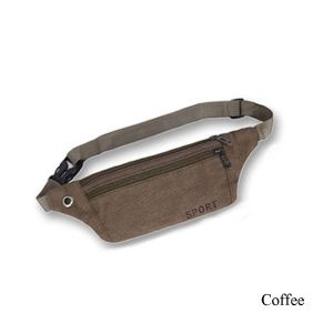 ALEXIS BAGS Satchel Mens Pouch Storage Bag Fanny Pack Waist Packs Canvas Belt Bags Hip Purse