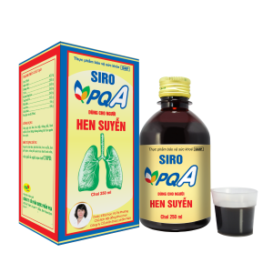 Siro PQA Hen suyễn giúp thông thoáng đường thở cho người ho khó thở hen suyễn hen phế quản hen lâu năm