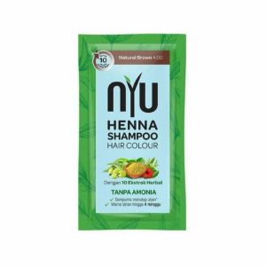 NYU Henna Shampoo Hair Colour - Shampo Pewarna Rambut - Sachet20ML