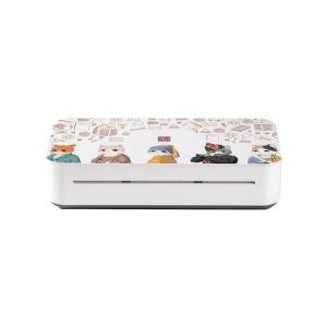 HPRT U200 A4 Portable Paper Printer Thermal Printing Wireless Compatible with Mobile Photo PrinterSupport 600MM/S High speed printing for Outdoor Travel Home Office Printing Sketches Reports Printing with 1 A4 ThermaL Paper Roll 300DPI printer