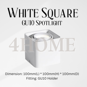 Premium 360 degree Halo Surface GU10 LED Spotlight Single Head Square Double Head Rectangular Rotatable