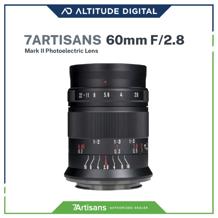 7Artisans 60mm Photoelectric Macro Lens for Mark II Sony