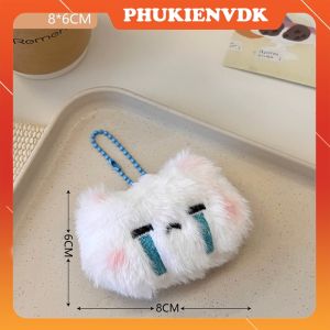 Móc Khóa Mềm Mại Sang Trọng Hình Thỏ Gấu Dễ Thương Dây Gắn Túi Hoạt Hình