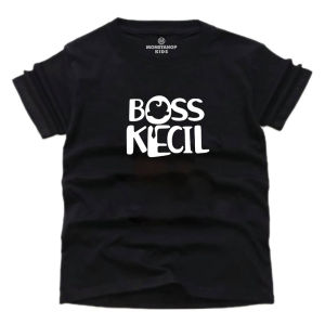 ( Kaos Anak ) Monstahopkids Kaos Anak Laki-Laki dan Perempuan Motif BOSS KECIL Bahan 24s