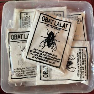 Obat Lalat Serbuk Racun Lalat Ampuh isi 80 gram Basmi Laler Kandang Ayam Semprot