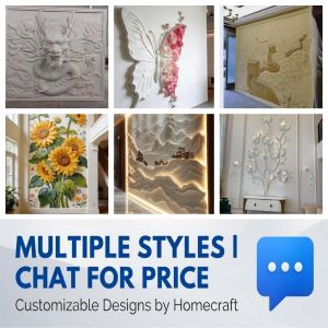 Bespoke 3D Wall Reliefs Handcrafted Luxury Art Panels Custom Texture Feature Wall 100% Custom Pattern Size BTO Condo HDB Singapore High End Interior