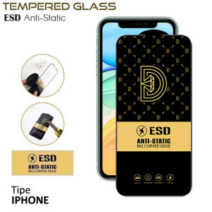 Tempered Glass Static Iphone Full Series | Anti Gores Layar Full Cover 11 12 13 14 15 X XR 11 Pro 12 Pro 13 Pro 5 6 6S 7 7 Plus 8 8 Plus