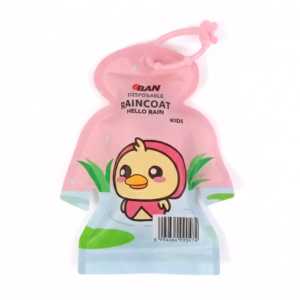 Jas Hujan Plastik Sekali Pakai / Disposable Raincoat Dewasa Anak Anak Transparan Murah