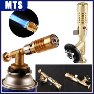 MOSTING Gas Torch Flame Tool Butane Gas Torch Blowtorch Copper Heating Welding For Outdoor Camping BBQ Portable Gas Torch Home+Hound Portable Ignition Adjustasble Butane Fire Gun