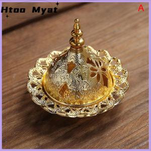 tantuoye กระถางธูปหอมกลวงทรงหอคอยสีทองสไตล์อาหรับกระถางธูปสำหรับบ้านโรงแรมธูปเครื่องประดับโยคะ