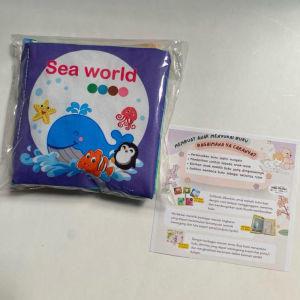 Soft Book Buku Kain Mainan Buku Bantal Bayi Edukasi Anak Bayi