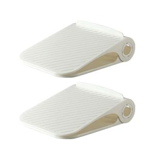 BEBA ป้องกันการลื่น ชั้นเก็บรองเท้า พลาสติก ประหยัดพื้นที่ ที่วางรองเท้า สร้างสรรค์ ปรับได้ ถาดรองเท้า สำหรับบ้าน