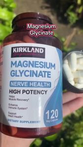 [0% Interest SPayLater 6x]KIRKLAND Magnesium Glycinate Capsules Improvesleep and Boost immunity