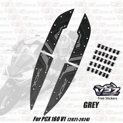V2Z Motorcycle Anti-Slip Rubber Tank Pad for PCX160 V1 (2021-2024) Scratch-Resistant Rubber Material. Easy Install Anti-Slip. Fits Honda PCX160.