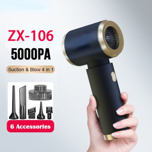 AUTO.8 ZX-106เครื่องดูดฝุ่นรถดูดและเป่าลมพัด5KPa การกรองพลังดูดไร้สายและพกพาได้ใช้งานได้สองแบบบ้านและรถ4000MAh ทนทานยาวนาน