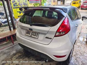 SPOILER FORD FIESTA SPOON TYPE FLAT BLACK / GLOSSY BLACK COLOR / SILVER PEARL / 888RED / PEARL WHITE