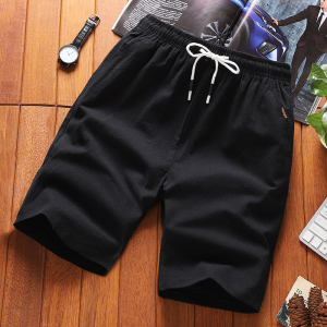 Athletic Shorts Good Moisture Absorption Sweatpants Fashionable Youth Age Group Side Pocket