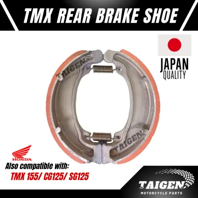 JAPAN QUALITY TMX Rear Brake Shoe (TMX155 CG125 SG125)