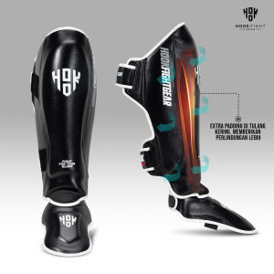 Shin Guard Muay Thai Anak Hook Pelindung Kaki Muaythai Kid Deker Kickboxing Shin Pad