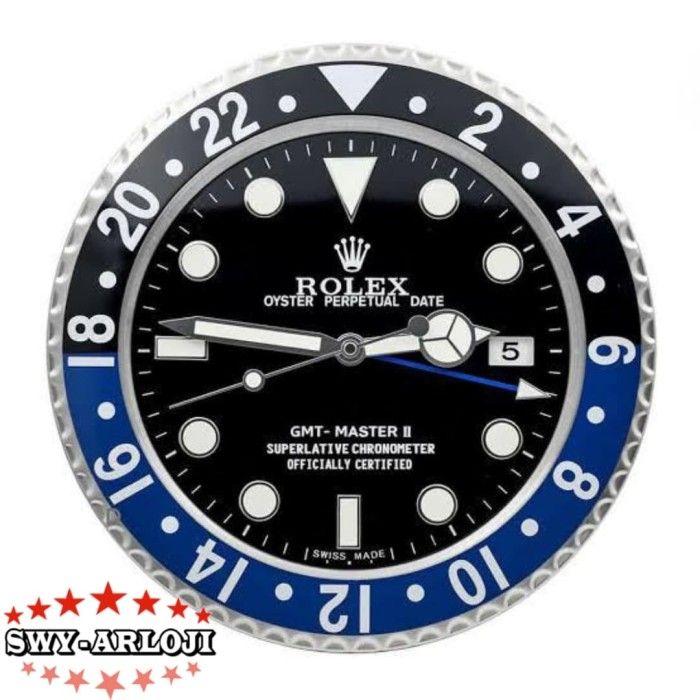 Gmt Master Rolex Wall Clock Original Jam Dinding Rolex Gmt Master