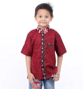 Promo Kemeja Batik Anak Cowok Lengan Pendek Umur 3 sampai 10 tahun Kemeja Batik Anak Laki-laki Motif Terbaru dan Terlaris