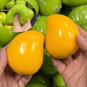 Color-Changing Lemon Squishy Stress Ball Fidget Toy Crunchy Squeeze Toy Round Blocks Filled ASMR Anti Stress Release Hand Relax Gift Toy ﻿