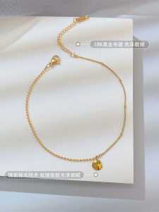 [ Bayar Ditempat ] Gelang Kaki Wanita / Gelang Kaki Wanita Korea Anti Karat / Gelang Kaki Wanita Titanium Anti Karat Selamanya / Gelang Kaki Lucky Emas