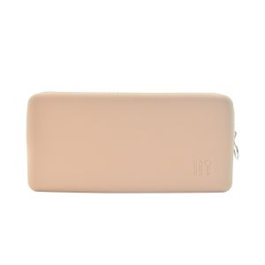 JON09 แบบพกพาได้ กระเป๋าเครื่องสำอางซิลิโคน สี่เหลี่ยมผืนผ้าทรงสี่เหลี่ยม สีทึบทึบ กระเป๋าใส่อุปกรณ์อาบน้ำ กระเป๋ารายการขนาดเล็ก กันน้ำกันน้ำได้ กล่องแปรงแต่งหน้า สำหรับการเดินทาง