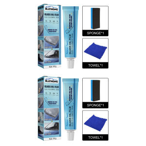 Rayhong 30G Màng Dầu Thủy Tinh Ô Tô Miếng Dán Loại Bỏ Chất Tẩy Rửa Làm Sạch Sâu Cho Kính Chắn Gió Ô Tô Kính Sáng Bóng Không Vệt Cho Nhà Cửa Màng Dầu Đánh Bóng Kính Ô Tô Miếng Dán Loại Bỏ Chất Đánh Bóng Làm Sạch Cho Kính Chắn Gió Trước Cửa Sổ Phòng Tắm côn
