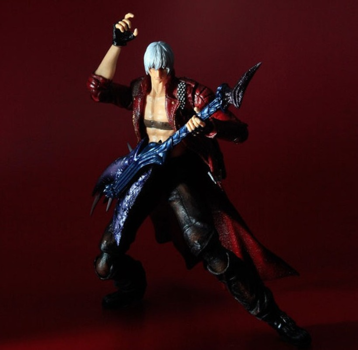 PLAY ARTS Version Devil May Cry 3 Dante Action Figure PVC Model Doll Toys Collection without stand For Birthday Gifts with box 25cm