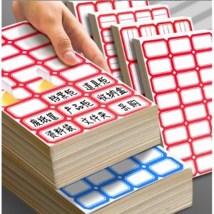 【Hot Sale】50 Sheets Self-adhesive label stickers handwritten pastable sticky note paper office supplies waterproof price or name label marker stick