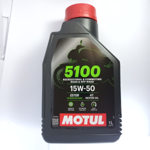 Oli MOTUL 5100 ESTER 1 Liter 10w40 15w50 Oil 1000ml Motor Sport Trail Ninja Vixion R15 KLX XabreMT15
