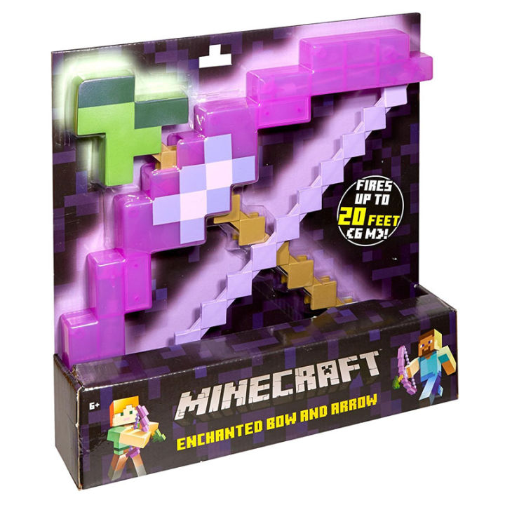 Minecraft bow and clearance arrow toy