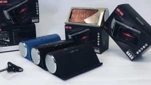 【READY STOCK🛒】LP V9A Wireless Speaker  Good Bass 360° Surround Sound  8W×2 Portable Bluetooth Speaker with Phone Stand
