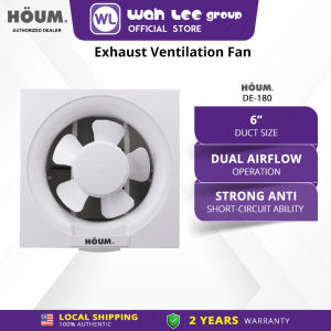 HOUM Wall Mounted Ventilation Exhaust Kitchen Fan DE-180 WAH LEE STORE