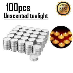 【 Wholesale 】100pcs Diwali Buddhist Supplies For Light Butter Deepavali 4/8 Hours Smokeless Fragrant Candle 酥油灯 中元节长明灯