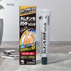 Kem Trị Nấm Chân Nhật Bản Dạng Gel Thảo Dược Hỗ Trợ Kháng Khuẩn Giảm Ngứa Bong Tróc Phục Hồi Da Chân 15G Chính Hãng