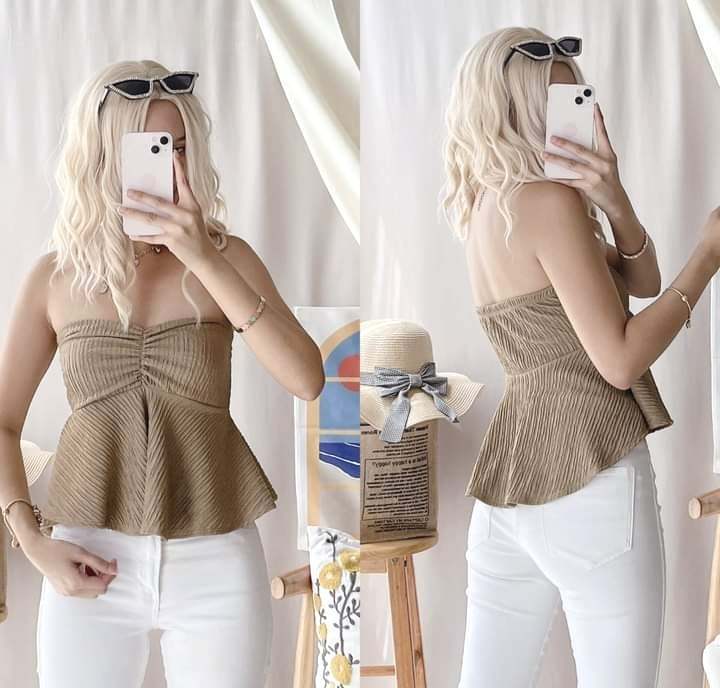vintage peplum top