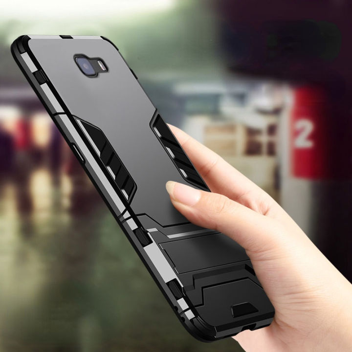 Casing Samsung Galaxy C9 Pro Hard Casing Built-in Stand Back Cover For Samsung C9Pro C9000 C900F C9008 C900Y