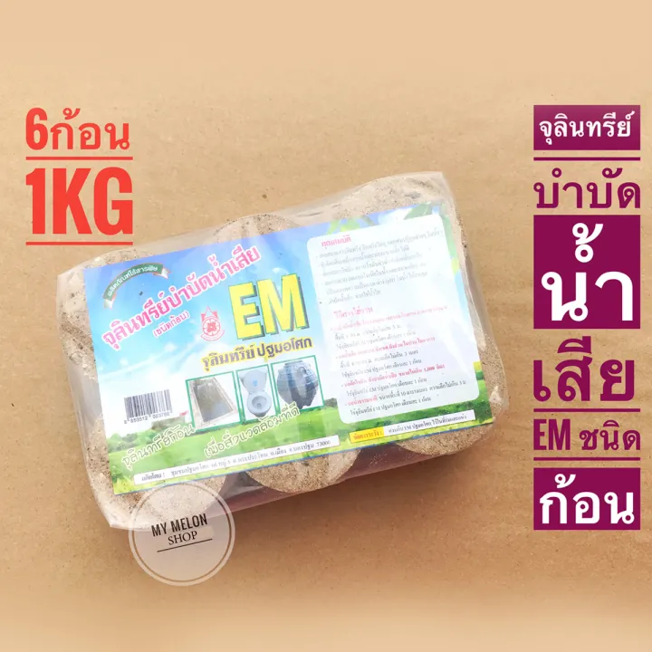 EM Ball จุลินทรีย์บำบัดน้ำเสียชนิดก้อน ย่อยสลายไขมันและลดกลิ่น
