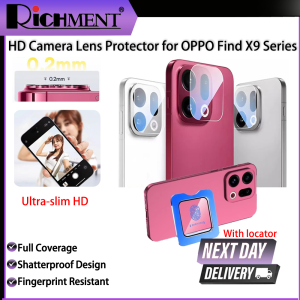 RICHMENT Camera Lens Tempered Glass Screen Protector for OPPO Find X9 Ultra/Pro/S Pro/X9 Lens Film with Locator