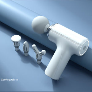 Jinkairui Massage Guns Portable Massager Handheld Percussion Fascia Massage Machine | 6 Speeds 4 Interchangeable Heads | Helps Relieve Sore Muscles and Stiffness